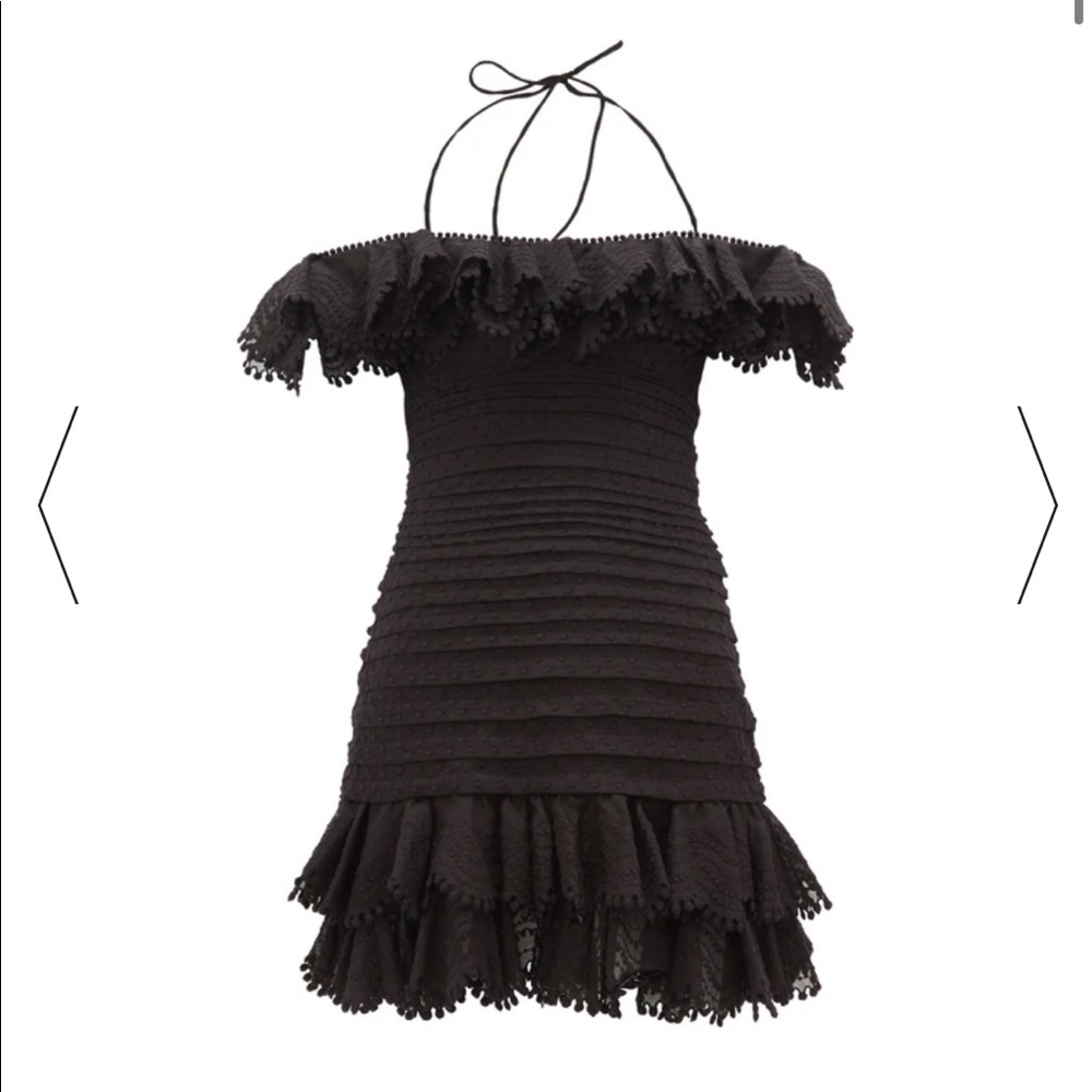 NWT size 0 zimmermann black super 8 dress - Picture 2 of 5